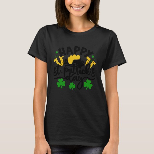 Glücklicher St. Patrick's Day T-Shirt (Vorderseite)