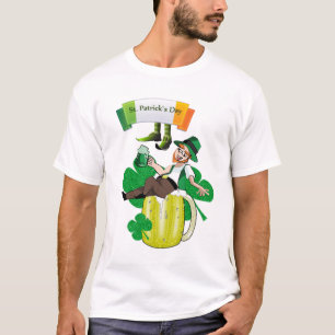 Glücklicher St. Patrick's Day T-Shirt Bier