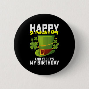 Glücklicher St. Patrick's Day und ja, es ist mein Button