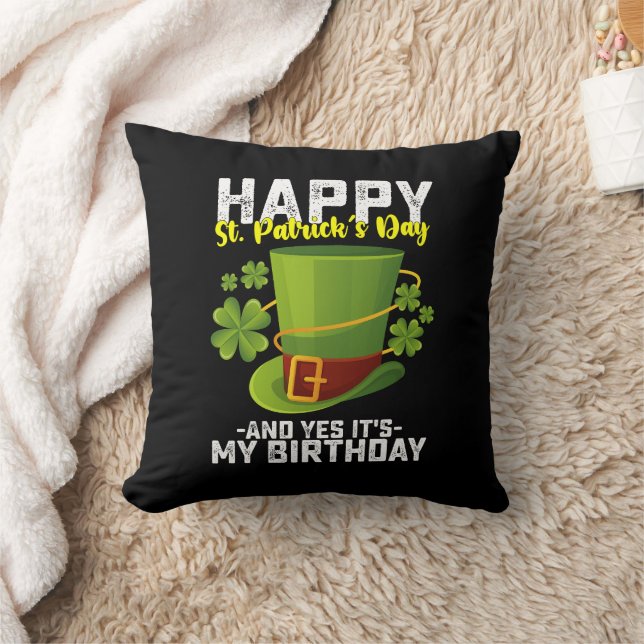 Glücklicher St. Patrick's Day und ja, es ist mein  Kissen (Decke)