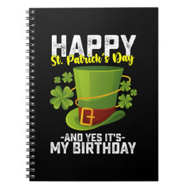 Glücklicher St. Patrick's Day und ja, es ist mein  Notizblock