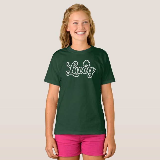  Glücklicher St. Patricks-Tag  T-Shirt (Vorne ganz)
