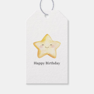 Glücklicher Stern-Geburtstag Geschenkanhänger