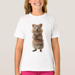 Glücklicher Sweater Quokka Kinder T-Shirt