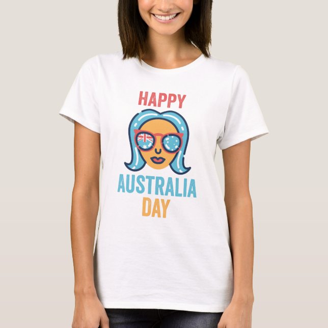 Glücklicher T-Shirt (Vorderseite)