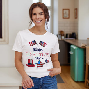 Glücklicher T - Shirt des Präsidenten