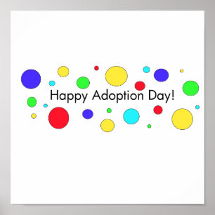 Glücklicher Tag der Adoption! Poster