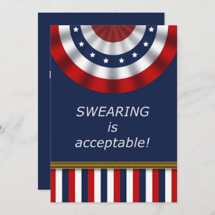 Glücklicher Tag der Einweihung! Patriotisch