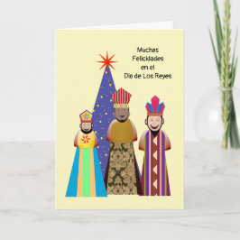 Glücklicher Tag der Könige Niño Karte