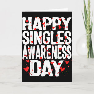 Glücklicher Tag des Bewusstseins für Singles Keine Karte