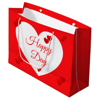 Glücklicher Tag Geschenktasche Große Geschenktüte