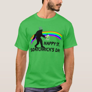 Glücklicher Tag St. Squatchricks T-Shirt