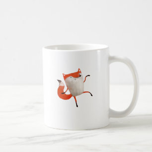 Glücklicher tanzender Fox Kaffeetasse