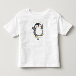 glücklicher tanzender Pinguin Individuelle Kinderi Kleinkind T-shirt