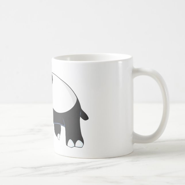 Glücklicher Tapir Kaffeetasse (Rechts)