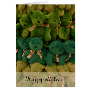 Glücklicher Teddybär!