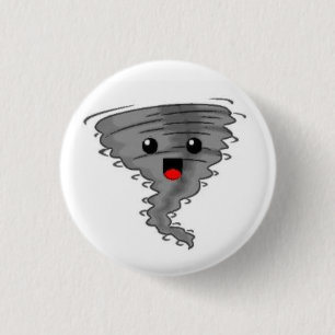 Glücklicher Tornado Button