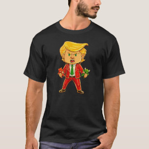 Glücklicher Trump Lustiger Trump Bulle Bär Trump M T-Shirt