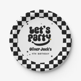 Glücklicher Typ jedes Alters Geburtstagspapier Pla Pappteller