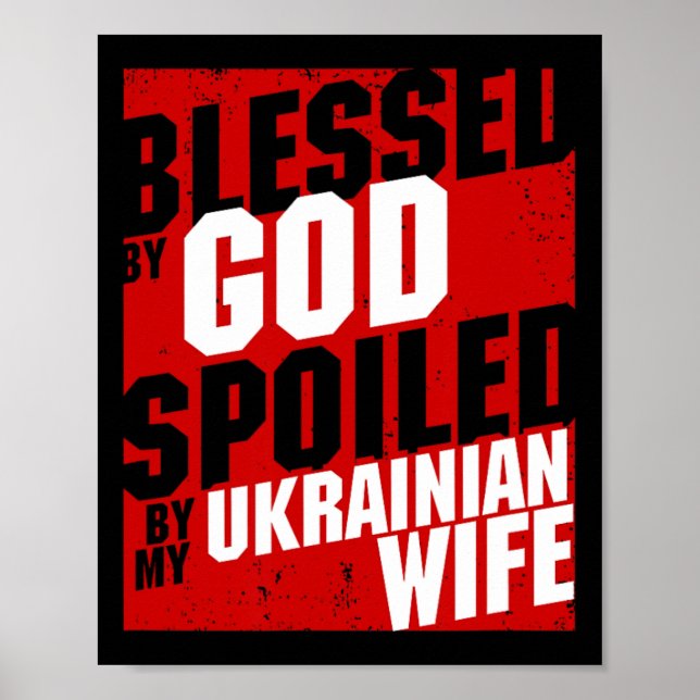 Glücklicher ukrainischer Ehemann der ukrainischen  Poster (Vorne)