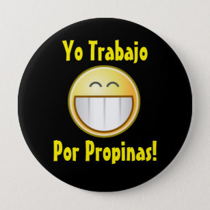 Glücklicher umkippenknopf (spanisch) button