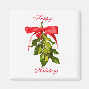 glücklicher Urlaub mistletoe Magnet
