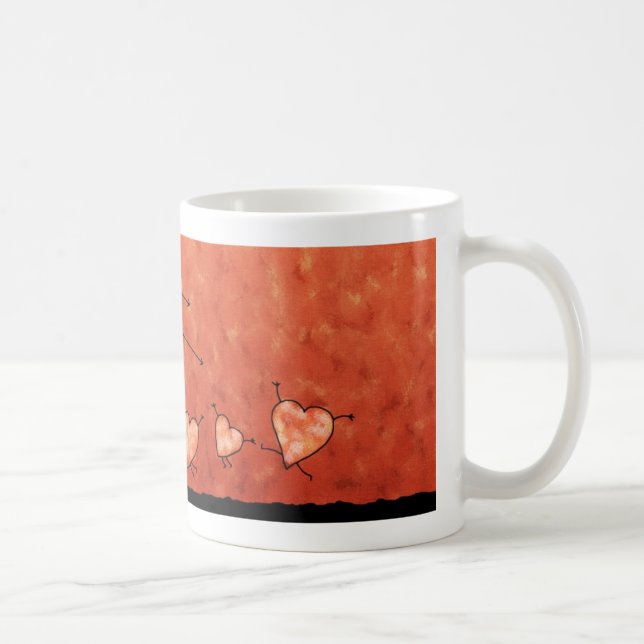 Glücklicher Valentinstag 2 Kaffeetasse (Rechts)