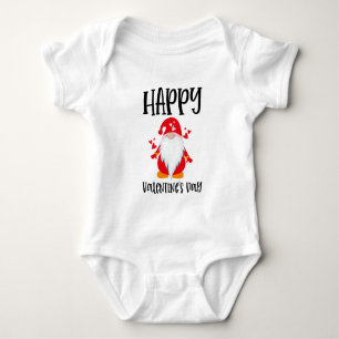 Glücklicher Valentinstag Baby Strampler