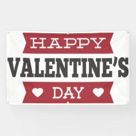 Glücklicher Valentinstag Banner