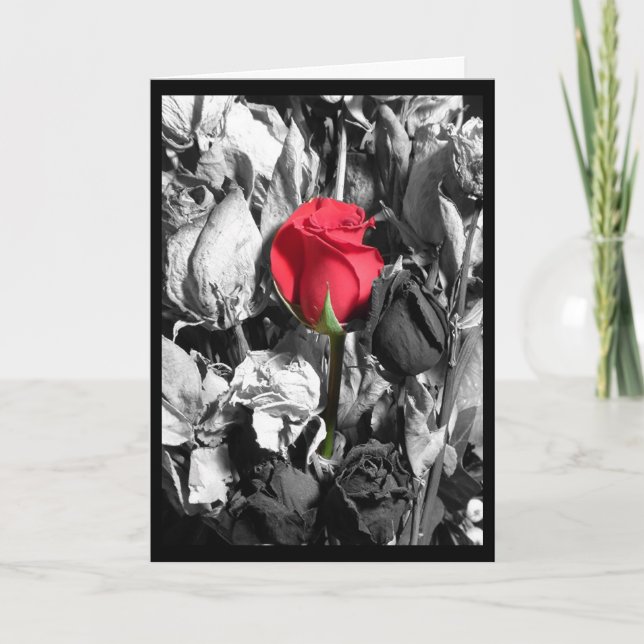 Glücklicher Valentinstag Feiertagskarte (Vorderseite)