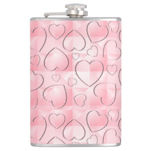 Glücklicher Valentinstag! Flachmann