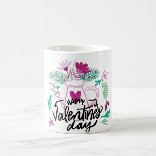 Glücklicher Valentinstag Kaffeetasse