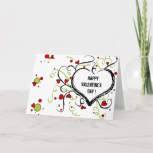 Glücklicher Valentinstag - Karte