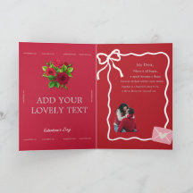 Glücklicher Valentinstag Liebeskarte – Süß Romanti