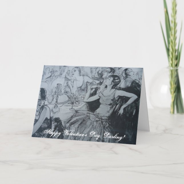 Glücklicher Valentinstag, Liebling! Feiertagskarte (Vorderseite)