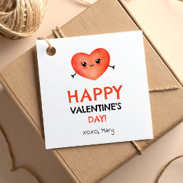 Glücklicher Valentinstag mit Babyherz Geschenkanhänger