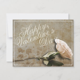 Glücklicher Valentinstag mit Rose