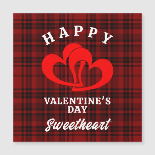 GLÜCKLICHER VALENTINSTAG SCHATZ MAGNETEINLADUNG