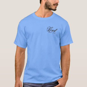 Glücklicher Vater seit (gesetzt in Ihr T-Shirt