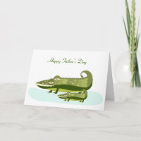 Glücklicher Vatertag-Alligator