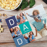 Glücklicher Vatertag Vater, Familienfoto Collage<br><div class="desc">Feiern Sie den Tag des Vaters mit unserem schönen personalisierten Foto-Puzzle. Das Design verfügt über ein mehrfaches Foto-Layout, um eigene Fotos hinzuzufügen. Das Wort "Vater" wird in blauen Quadraten platziert, anpassen mit Papieren in der Box. Machen Sie mit diesem lustigen Puzzle aus der Familie eine besondere Erinnerung. Perfektes Geschenk für...</div>