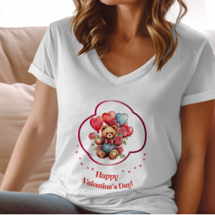Glücklicher Velentinstag - verzauberte Verbindung T-Shirt