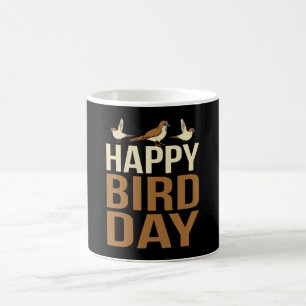 Glücklicher Vogeltag Kaffeetasse