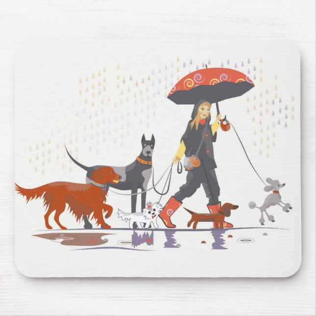 Glücklicher Weg Mousepad (Vorne)