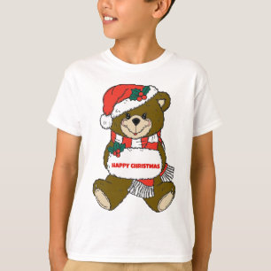 Glücklicher Weihnachtsbär T-Shirt