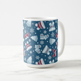 Glücklicher Winter Kaffeetasse