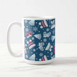 Glücklicher Winter Kaffeetasse