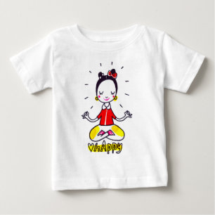 glücklicher Yogafeiertag ANZUG Baby T-shirt