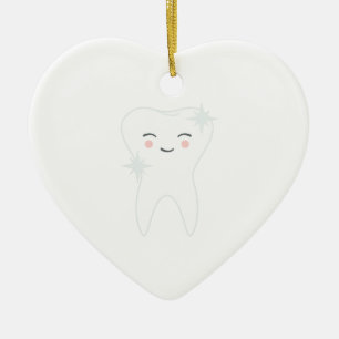 Glücklicher Zahn Keramikornament