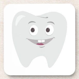Glücklicher Zahn Untersetzer